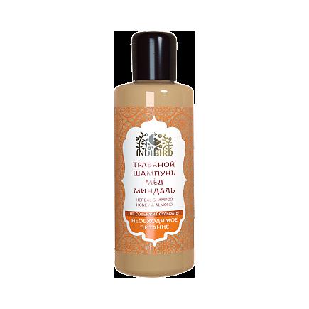Купить Травяной аюрведический шампунь мед&миндаль для окрашенных волос