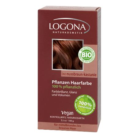 Купить Растительная краска для волос 060 «орех красно-коричневый» logona