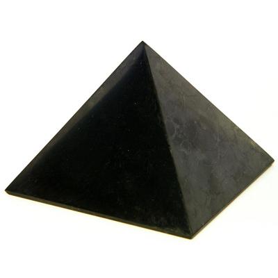 Купить Пирамида из шунгита неполированная 4 см шунгит