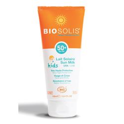 Купить Детское солнцезащитное молочко для лица и тела spf 50+ biosolis