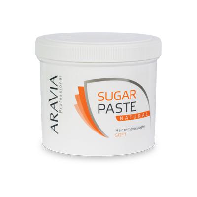 Купить Сахарная паста для депиляции натуральная мягкой консистенции aravia professional