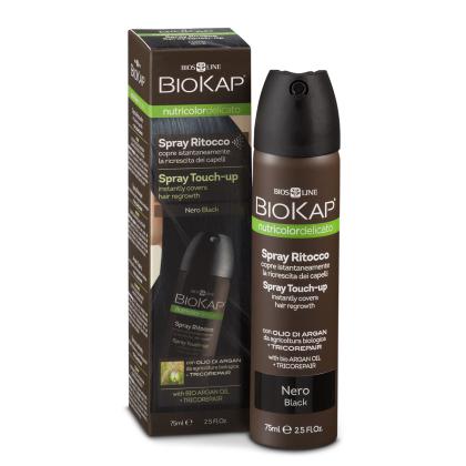 Купить Средство оттеночное для закрашивания отросших корней волос тон черный (black) biokap