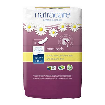 Купить Натуральные женские прокладки natural pads nightimes natracare