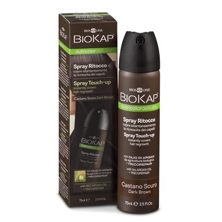 Купить Средство оттеночное для закрашивания отросших корней волос тон темно-коричневый (dark brown) biokap