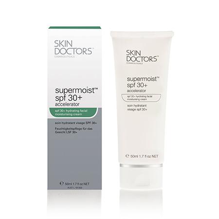 Купить Увлажняющий солнцезащитный крем для лица supermoist spf30+ accelerator skin doctors