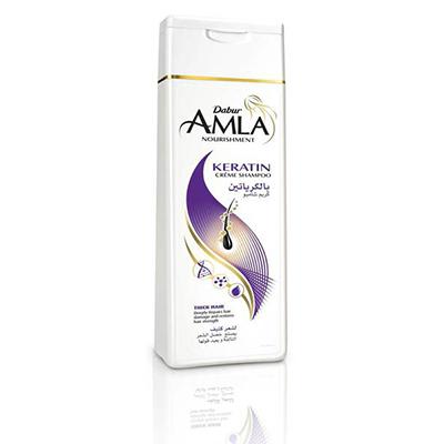 Купить Крем-шампунь amla nourishment keratin cream shampoo для сухих и ослабленных волос dabur