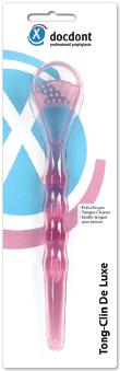 Купить Щеточка для очистки языка tong-clin de luxe (цвет розовый) miradent/docdont