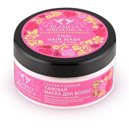Купить Маска для волос густая розовая тайская planeta organica