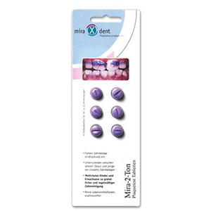 Купить Таблетки mira-2-ton для выявления налета на зубах, 6 штук miradent/docdont