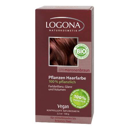 Купить Растительная краска для волос 070 «каштан коричневый» logona