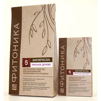 Купить Биокраска для волос фитоника №5 (цвет красное дерево) (150 гр)