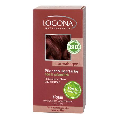Купить Растительная краска для волос 050 «махагон коричневато-красный» logona